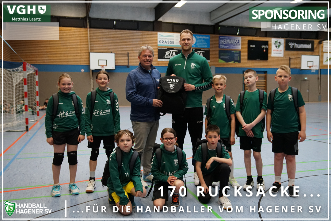 Read more about the article 170 Rucksäcke für die Handballer vom Hagener SV