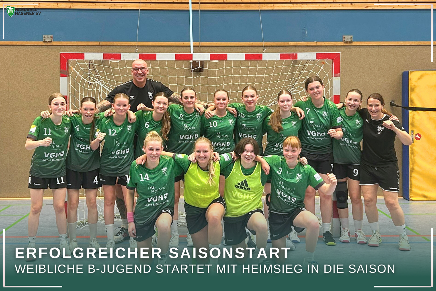 Mehr über den Artikel erfahren Weibliche B Jugend erfolgreich in erstem Heimspiel